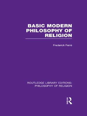 cover image of Basic Modern Philosophy of Religion